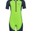 AQUASPHERE Juniors' Stingray Short Sleeve Thermal Suit 2 AQUASPHERE Juniors' Stingray Short Sleeve Thermal Suit -Optimal Swimming Equipment 5666232402088 brightgreennavyblue 1a