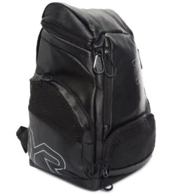 TYR Alliance 30L Leather Backpack 8 TYR Alliance 30L Leather Backpack -Optimal Swimming Equipment 5666287124648 black 3a