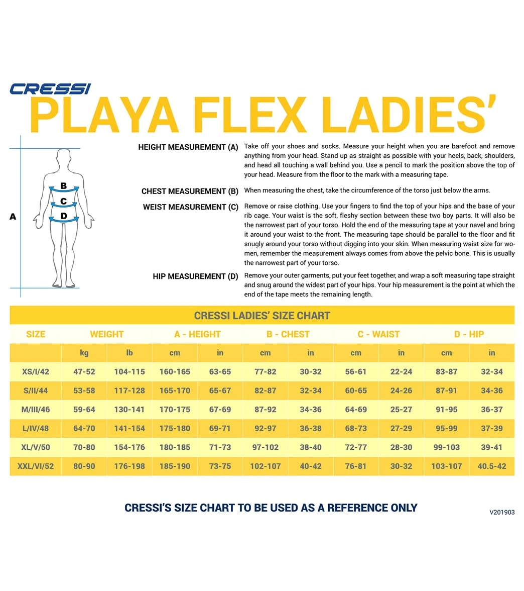 CRESSI PLAYA FLEX 2.5MM Women's Spring Wetsuit 8 CRESSI PLAYA FLEX 2.5MM Women's Spring Wetsuit - Image 6