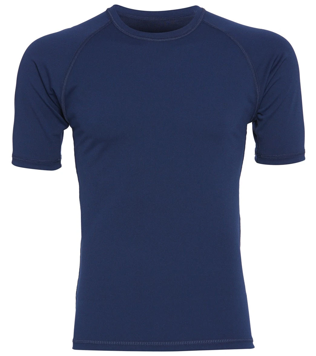 Unisex Short Sleeve Chlorine Resistant Rashguard 3 Unisex Short Sleeve Chlorine Resistant Rashguard