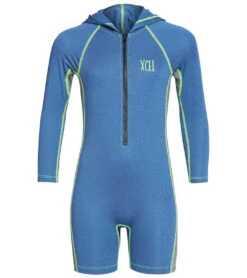 Optimal Swimming Equipment 3 Xcel Premium Stretch Long Sleeve Front Zip Hooded UPF 50 Sunsuit (Toddler, Little Kid)