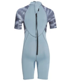 Xcel Juan Sharks Axis 2mm Spring Suit (Little Kid, Big Kid) -Optimal Swimming Equipment 5667004743848 alloygreytigershark 2a