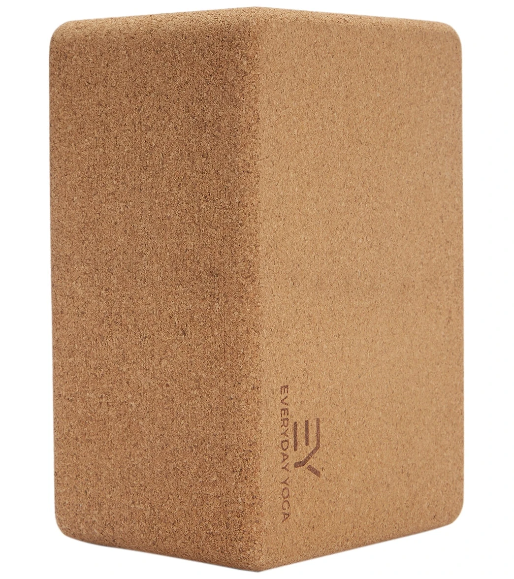Cork Yoga Block 5 Inch 4 Cork Yoga Block 5 Inch - Image 2