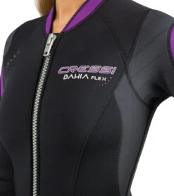 CRESSI Women's 2.5mm Bahia Flex Wetsuit -Optimal Swimming Equipment 5667644604584 blackpurple 6a