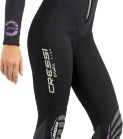 CRESSI Women's 2.5mm Bahia Flex Wetsuit -Optimal Swimming Equipment 5667644604584 blackpurple 9a