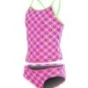 FUNKITA Toddler Girls' Daisy Dots Tankini Set 1 FUNKITA Toddler Girls' Daisy Dots Tankini Set -Optimal Swimming Equipment 5668087136424 pinkpurple 1a
