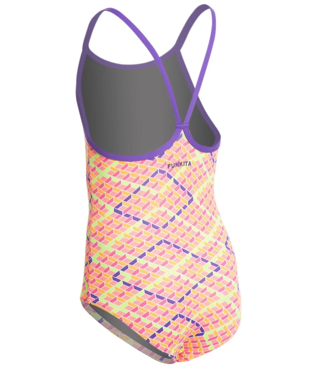 FUNKITA Toddler Girls' Best Cellar Printed One Piece Swimsuit 4 FUNKITA Toddler Girls' Best Cellar Printed One Piece Swimsuit - Image 2