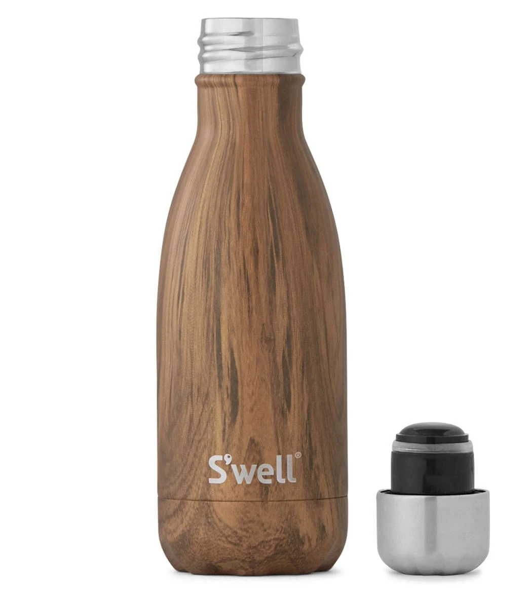 Teakwood 9oz Stainless Steel Water Bottle 4 Teakwood 9oz Stainless Steel Water Bottle - Image 2