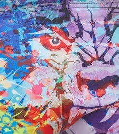 TURBO Men's Wolf Wall Water Polo Brief -Optimal Swimming Equipment 5668911120552 purple 3a