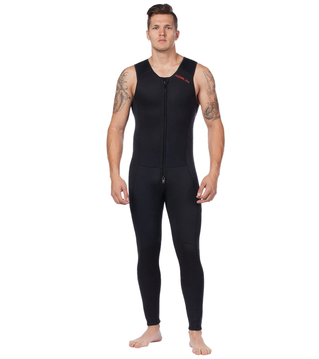Level Six Men's Farmer John Front Zip Long John Neoprene Wetsuit 3 Level Six Men's Farmer John Front Zip Long John Neoprene Wetsuit
