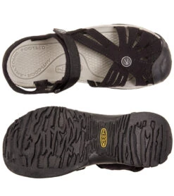 Keen Women's Rose Sandal -Optimal Swimming Equipment 5669085544616 blackneutralgray 4a