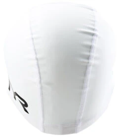 TYR Silicone Comfort Swim Cap -Optimal Swimming Equipment 5669096784040 white 3a