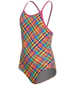 FUNKITA Toddler Girls' Basket Case One Piece Swimsuit
