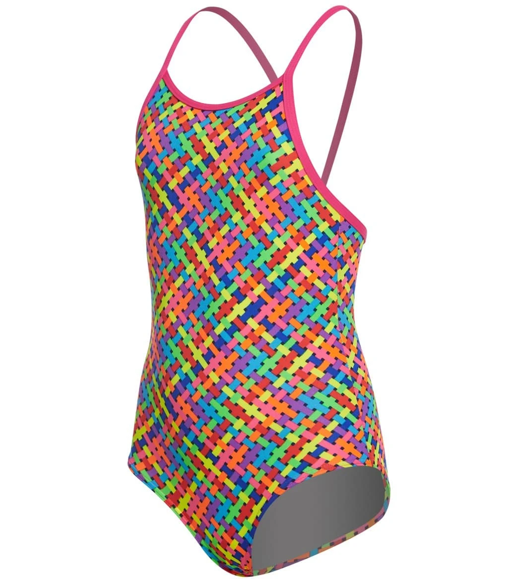 FUNKITA Toddler Girls' Basket Case One Piece Swimsuit 3 FUNKITA Toddler Girls' Basket Case One Piece Swimsuit