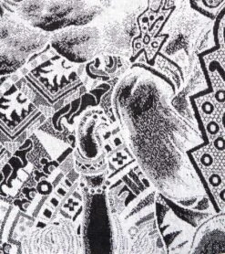 Mayan Calendar Blanket -Optimal Swimming Equipment 5669625200808 blackwhite 4a