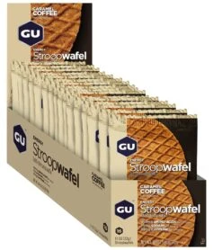 Gu Energy Stroopwafel (16 Pack) -Optimal Swimming Equipment 5669753913512 caramelcoffee