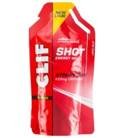 CLIF® Bar Clif Shot Energy Gel (Single) -Optimal Swimming Equipment 5670014419112 strawberrywcaffeine 1a