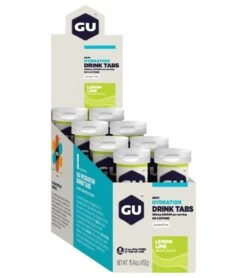 GU Hydration Drink Tabs (8 Pack) -Optimal Swimming Equipment 5670658605224 lemonlime 1a