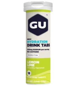 GU Hydration Drink Tabs (8 Pack) -Optimal Swimming Equipment 5670658605224 lemonlime 3a