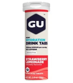 GU Hydration Drink Tabs (8 Pack) -Optimal Swimming Equipment 5670658834600 strawberrylemonade 3a