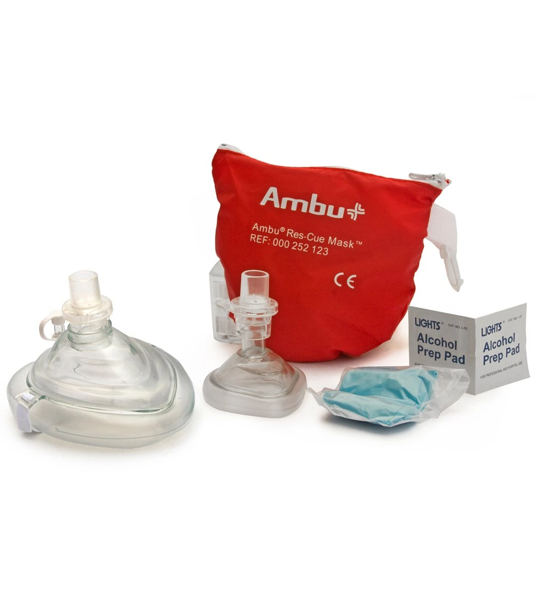Lifeguard Ambu CPR Mask Combo Adult & Child In Soft Pouch 3 Lifeguard Ambu CPR Mask Combo Adult & Child In Soft Pouch