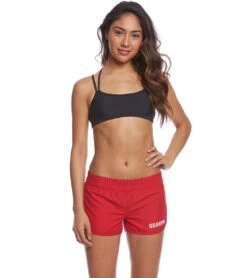 Guard Women's Cruiser Short -Optimal Swimming Equipment 5670919143592 red 4a