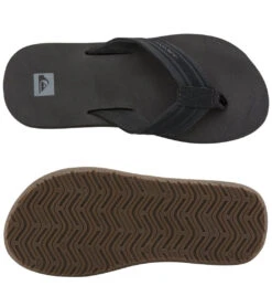 Quiksilver Monkey Wrench Flip Flop -Optimal Swimming Equipment 5671417970856 blackblackbrown 4a
