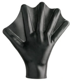 Silicone Webbed Fitness Gloves 7 Silicone Webbed Fitness Gloves -Optimal Swimming Equipment 5671774552232 black 3a