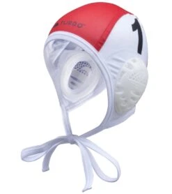TURBO Standard Water Polo Caps Set -Optimal Swimming Equipment 5671928561832 white 3a
