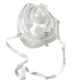 Ambu CPR Mask With O2 Inlet, Headstrap, Gloves, And Wipes, Blank No Logo -Optimal Swimming Equipment 5672565670056 4