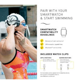 FINIS Amnis Stream Headphones -Optimal Swimming Equipment 5678022426792 black 8a