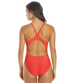 Nike Women's Lifeguard Racerback One Piece Swimsuit 9 Nike Women's Lifeguard Racerback One Piece Swimsuit -Optimal Swimming Equipment 5678175977640 universityred 3a