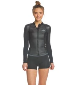 Xcel Women's 3/1MM Neoprene Paddle Short -Optimal Swimming Equipment 5680457580712 blackgunmetal 4a