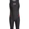 TYR Men's Torque Pro Swim Skin 2 TYR Men's Torque Pro Swim Skin -Optimal Swimming Equipment 5684316405928 blackred 1a