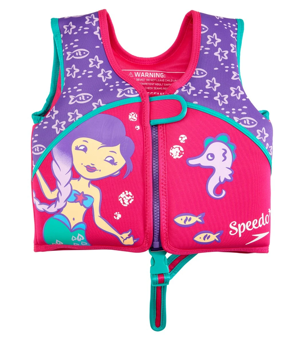 Speedo Girls' Learn To Swim Printed Neoprene Swim Vest (2yrs-6yrs) 3 Speedo Girls' Learn To Swim Printed Neoprene Swim Vest (2yrs-6yrs)