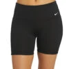 Nike Women's 6" Chlorine Resistant Essential Kick Swim Short 1 Nike Women's 6" Chlorine Resistant Essential Kick Swim Short -Optimal Swimming Equipment 6100144554152 black 1a