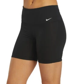 Nike Women's 6" Chlorine Resistant Essential Kick Swim Short -Optimal Swimming Equipment 6100144554152 black 5a