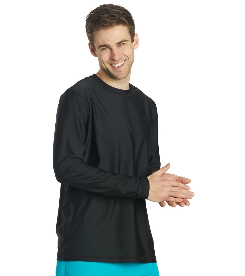 Men's L/S UPF 50+ Relax Fit Swim Shirt 4 Men's L/S UPF 50+ Relax Fit Swim Shirt - Image 2
