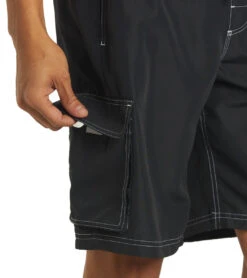 Guard Men's Hybrid Cargo Swim Trunk 19 Guard Men's Hybrid Cargo Swim Trunk -Optimal Swimming Equipment 6215349665960 black 9a