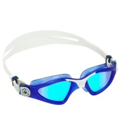 AQUASPHERE Kayenne Titanium Mirrored Lens Goggle -Optimal Swimming Equipment 6215489454248 bluemirroredlensdarkbluewhite 3a