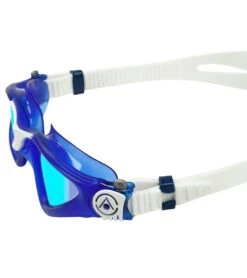 AQUASPHERE Kayenne Titanium Mirrored Lens Goggle -Optimal Swimming Equipment 6215489454248 bluemirroredlensdarkbluewhite 5a