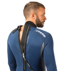 CRESSI Men's Fast 3mm Full Wetsuit -Optimal Swimming Equipment 6229836497064 bluegrey 4a