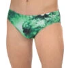 Men's Reliance Cyclone Racer Brief Swimsuit -Optimal Swimming Equipment 6254377795752 green 1a