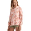 Billabong Girls' Palms Forever Long Sleeve Hoodie -Optimal Swimming Equipment 6297056247976 peachy 1a