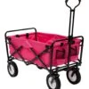 Collapsible Folding Outdoor Utility Wagon 2 Collapsible Folding Outdoor Utility Wagon -Optimal Swimming Equipment 6655675957416 pink 1a