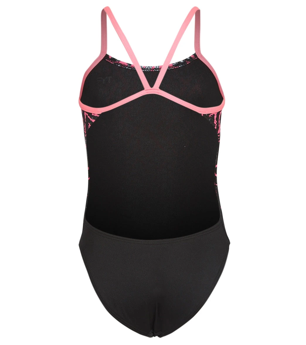TYR Girls' Odyssey Cutoutfit One Piece Swimsuit 4 TYR Girls' Odyssey Cutoutfit One Piece Swimsuit - Image 2