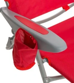 Face Down Beach Chair W/ Backpack Straps -Optimal Swimming Equipment 6716806398120 red 6a