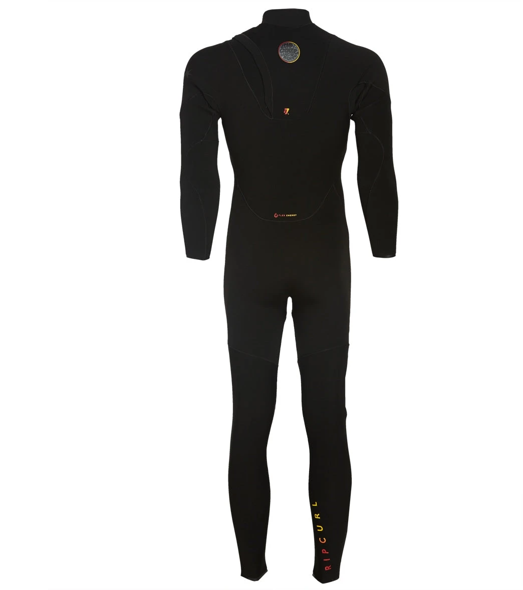 Rip Curl Men's 4/3mm Flasbomb Long Sleeve Heatseeker Zip Free Fullsuit Wetsuit 4 Rip Curl Men's 4/3mm Flasbomb Long Sleeve Heatseeker Zip Free Fullsuit Wetsuit - Image 2
