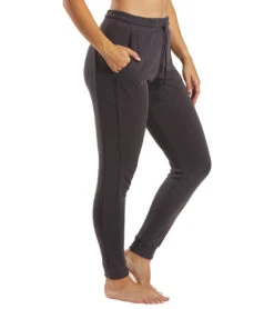 FREE PEOPLE Back Into It Sweatpant Joggers -Optimal Swimming Equipment 6735497887912 black 5a