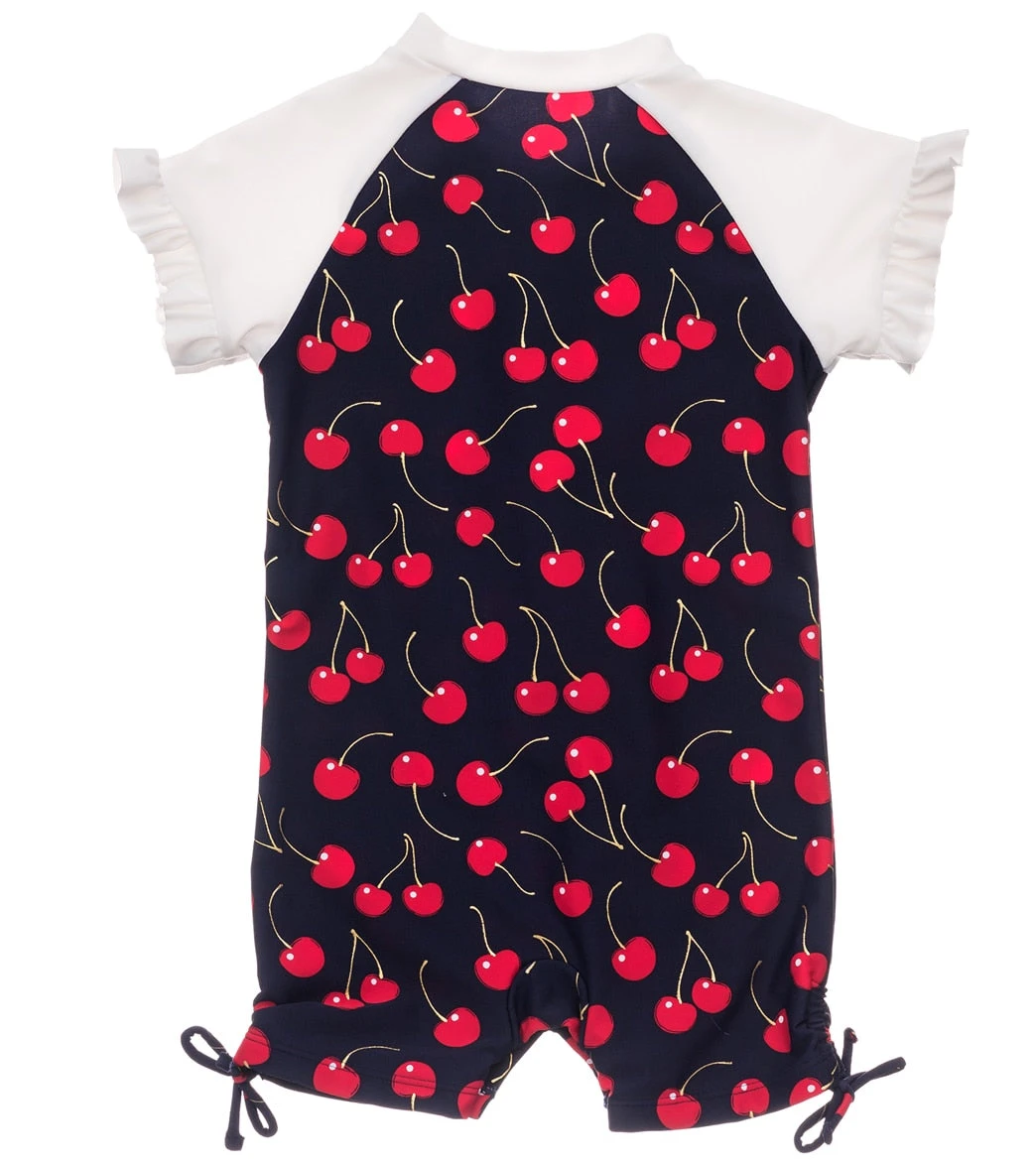 Girls' Ma Cheri Short Sleeve Ruffle Sunsuit (Baby, Toddler) 4 Girls' Ma Cheri Short Sleeve Ruffle Sunsuit (Baby, Toddler) - Image 2